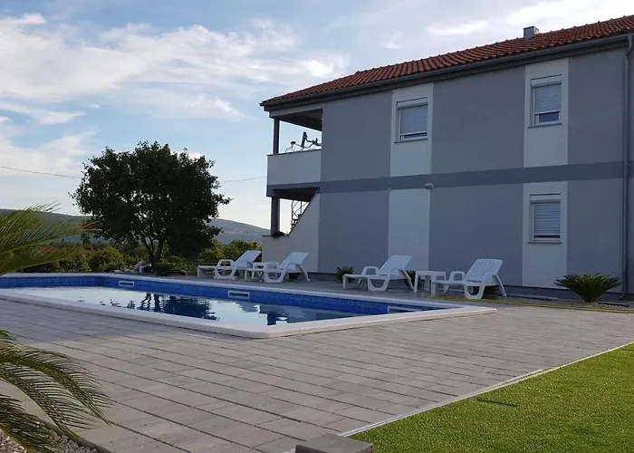 Apartments Zanic With Private Swimming Pool And Sea View