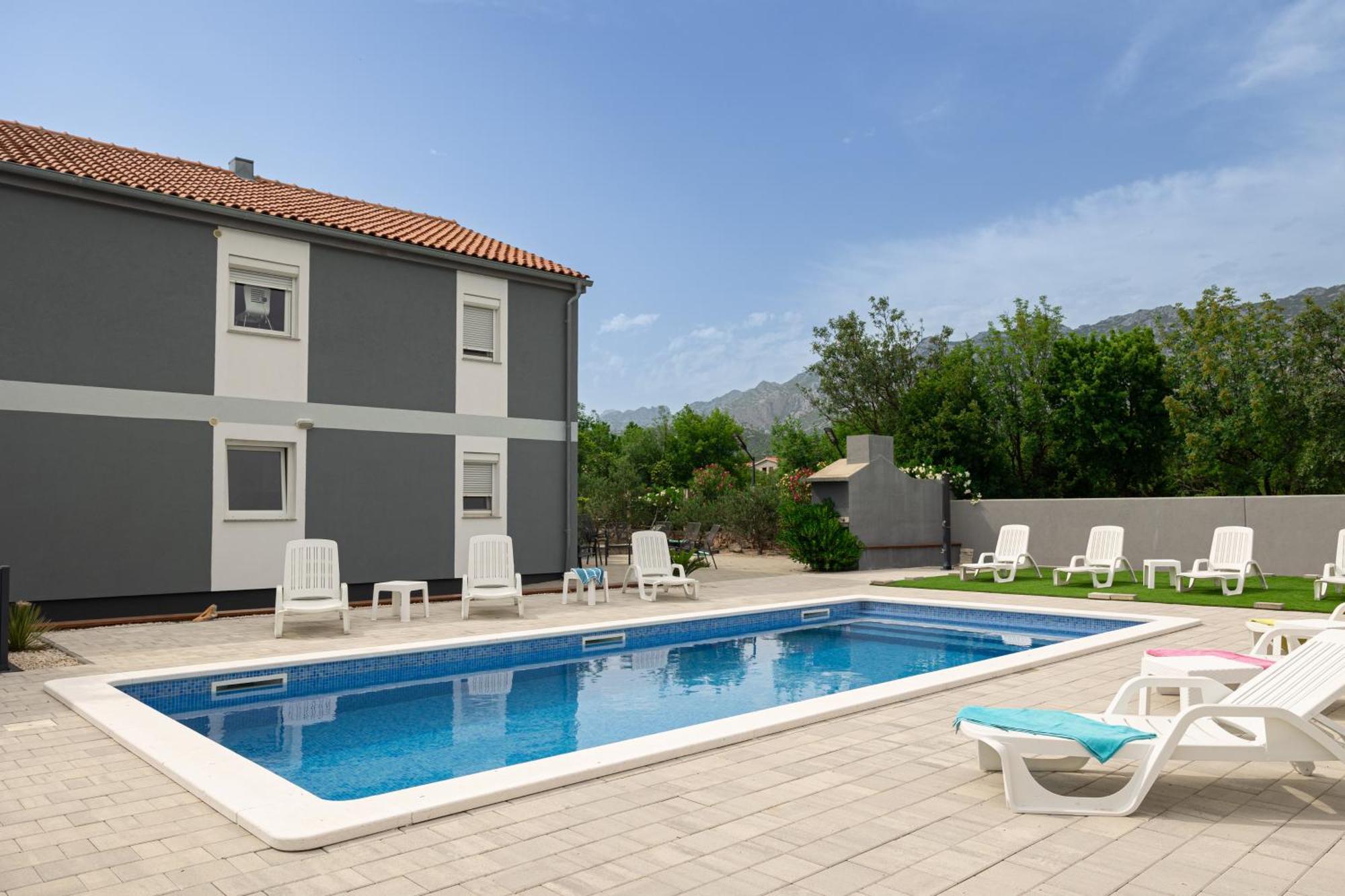 Apartment Zanic With Private Swimming Pool And Sea View