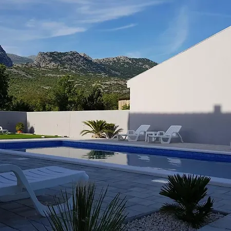 Apartments Zanic With Private Swimming Pool And Sea View Starigrad Paklenica Exterior photo